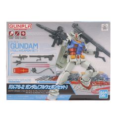 ENTRY GRADE(엔트리 그레이드) 1/144 RX-78-2 건담 풀 웨폰 세트 기동전사 건담 프라모델(5062033) 반다이 스피릿츠