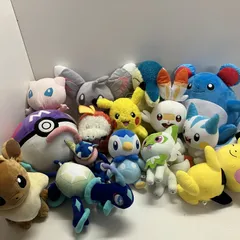 ◆ 【ジャンク品】 15点 まとめ商品 ポケモンぬいぐるみ ② テラパゴス ゲッコウガ ニャオハ など 現状品 4.5kg