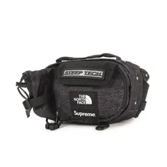 Supreme シュプリーム バッグ ブラックドラゴン | 22AW THE NORTH FACE スティープテック ドラゴン柄 ウエストバッグ (Steep Tech Waist Bag) | ブランド コラボ カバン【メンズ】【中古】