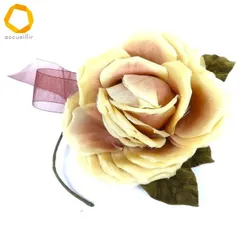 #aue ワンダフルワールド WONDERFUL WORLD カネコイサオ コサージュ クリーム系 バラ 薔薇 ローズ ヴィンテージ レア 希少 [972588] k01のサムネイル