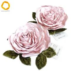 #aue カネコイサオ KANEKO ISAO コサージュ 2個 セット ピンク 薔薇 バラ ローズ レア 希少 ヴィンテージ コレクター [972645] k01のサムネイル