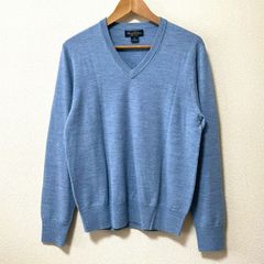 10s Dolce&Gabbana Vネック レイヤード セーター ブルー - メルカリ
