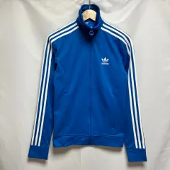 正規品/90 adidas アディダス 新モデル ヨーロッパ ブルー 青 トラックジャージ/ジャージ