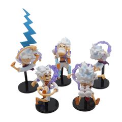 ワンピース フィギュアセット ニカ ゴムゴムの実 クリアスタンド