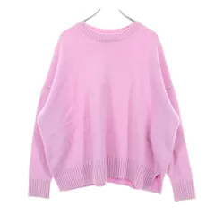 UNITED ARROWS ユナイテッドアローズ 長袖 カシミヤ混 丸首 セーター パープル レディース 古着