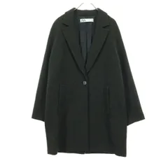 美品 ZARA ザラ 千鳥格子 コート XS グレー レディース 古着