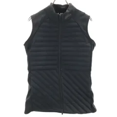 adidas アディダス ゴルフ ジップ ダウンベスト L ブラック レディース 古着