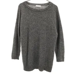TRUSSARDI トラサルディ カシミヤ100％ 長袖 セーター 40 グレー ニット レディース 古着のサムネイル