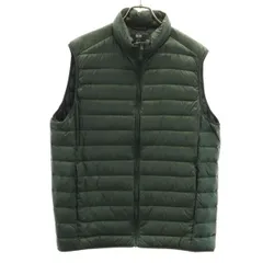 UNIQLO ユニクロ ウルトラライト ダウンベスト XL カーキ 収納袋付き メンズ 古着
