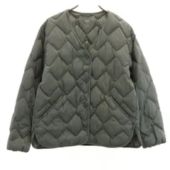 UNIQLO ユニクロ ウルトラライトダウンジャケット S グレー 収納袋付き レディース 古着