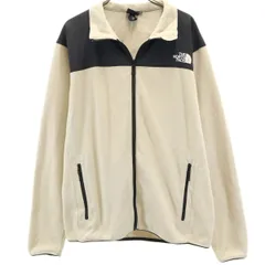 美品 THE NORTH FACE ノースフェイス マウンテンバーサ マイクロ フリースジャケット XXL ベージュ系 アウトドア NL72304 メンズ 古着