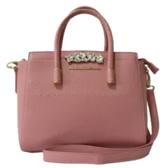 良品 JILL by JILL STUART ジルバイジルスチュアート ビジュー ロイヤルミニ 2way ハンドバッグ ショルダーバッグ ピンク レディース 古着 中古 USED