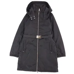 美品 プラダ スポーツ PRADA SPORT コート フード付き ロングコート