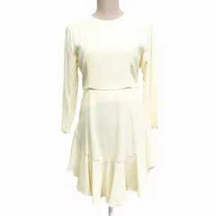 スナイデル SNIDEL タグ付き ワンピース ひざ丈 黄 イエロー 1 約S