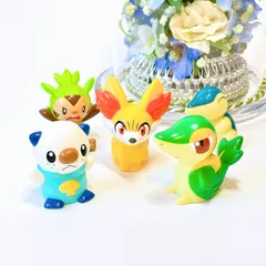 p30 ポケモンキッズ フィギュア 指人形 5体セット✨フォッコ ツタージャ コレクションや子供へのプレゼントに❣️おもちゃ ソフビ Pokemon グッズ ぬいぐるみ