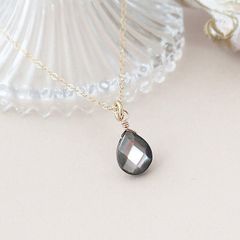 14KGF タールインダブルポイントクォーツの原石ネックレス - メルカリ
