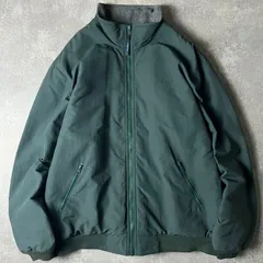 90s LLBean フリース ライナー ナイロン ウォームアップ ジャケット / 90年代 エルエルビーン ビンテージ Warm up グリーン