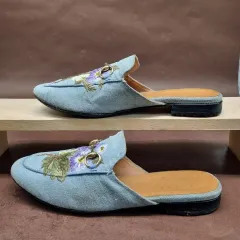 グッチ x ディズニー 刺繍 ミュール 37 240