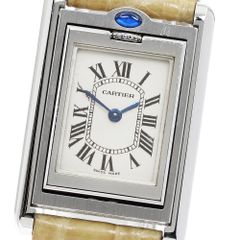 カルティエ CARTIER W1011158 タンクバスキュラントSM クォーツ レディース良品_873261