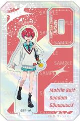 [중고] 아크릴 스탠드 아크릴 패널 아마테 유즈리하 (마추) [기동전사 Gundam GQuuuuuuX 트레이딩 오로라 미니 아크릴 스탠드]