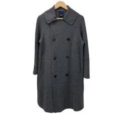 45R フォーティファイブアール ウール100%コート ダークブラウン 中古・古着通販】45R (フォーティーファイブアール) 縮絨ウールの