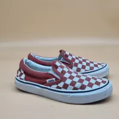 VANS チェッカーボード レッド スリッポン 225