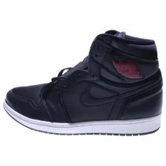 NIKE (ナイキ) AIR JORDAN 1 RETRO HIGH OG BLACK GYM RED エアジョーダン1 レトロ ブラック ジムレッド ハイカットスニーカー US9.5/27.5cm 555088-060