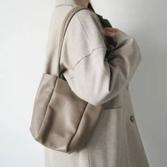 IN・ZUインズIN-ZUアシンメトリートートバッグブラウンベージュ - メルカリ