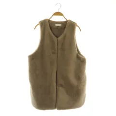 リヴドロワ RIVE DROITE 24AW エコファージレ ベスト Vネック F モカ /MY ■OS ■SH