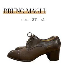 BRUNO MAGLI ブルーノマリ　レースアップシューズ　ショートブーツ　ブーティ　革ブラウン　ビジネス　フォーマルのサムネイル
