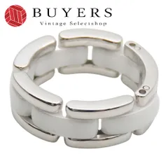 【中古】 シャネル リング・指輪 ウルトラ ミディアム 49 K18WG ホワイトセラミック 約9.2g ホワイトゴールド ホワイト ジュエリー 20P レディース 女性 CHANEL