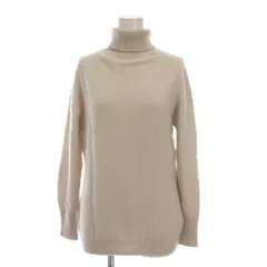 バランタイン BALLANTYNE ニット セーター カシミヤ 長袖 40 ライトグレー タートルネック /YM