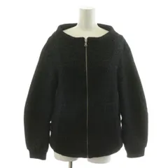 マークバイマークジェイコブス MARC by MARC JACOBS ノーカラージャケット ジップアップ ウール XS 黒 ブラック 6781196700E /AN29のサムネイル