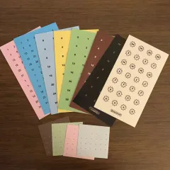 まとめ 未使用) oab スタジオコレクション 数字 アルファベット ステッカー 12枚