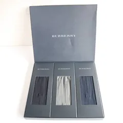 BURBERRY バーバリー メンズソックス 25～26cm 3足セット 未使用 日本製 ビジネス 靴下 箱付き