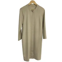 L'EQUIPE YOSHIE INABA(レキップ ヨシエイナバ) コート サイズ38 M レディース - ベージュ 長袖/春/秋