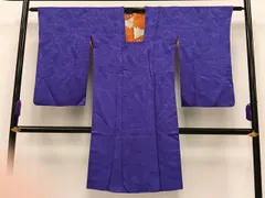 平和屋着物■道行コート　草花文　ロング丈　正絹　逸品　CABA3242ua
