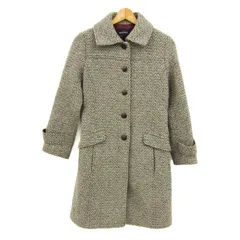 マカフィー ロングコート ウールコート アウター トゥモローランド レディース ﾌﾘｰサイズ ベージュ×グレー MACPHEE 【中古】