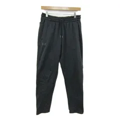 アンダーアーマー ロングパンツ ジャージパンツ スポーツウエア ボトムス 黒 メンズ LGサイズ ブラック UNDER ARMOUR 【中古】