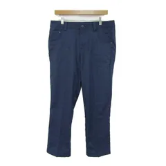 プーマ ロングパンツ ストレッチ ゴルフウエア スポーツウエア ボトムス メンズ W32/L32サイズ ネイビー PUMA 【中古】