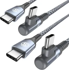 【在庫セール】USB C-C ケーブル【PD QC3.0対応60W急速充電】iPhone 17 2m】Sweguard 16 15 充電けーぶる充電器 アイフォン16 L字【2本セット 15/いphone15 16 pro Max ケーブル MacBook P