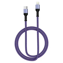 【在庫処分】lightning iphone充電ケーブル PD対応 30W急速充電 to Type-c アイフォン 充電ケーブル usb-c ナイロン編み 断線防止 高速データ転送 ライトニングケーブル1m 超高耐久 iPhone14/13/12 Pro タイ