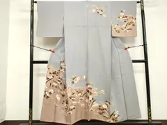 平和屋着物■訪問着　草花文　金彩　正絹　逸品　DAAY8881cd