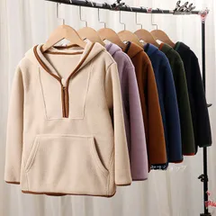 キッズパーカー 子ども キッズアウター 長袖 フード付き ポケット あったか 秋冬 普段使い 保育園 男の子 女の子 かわいい