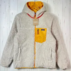 【Boy's XXL オレンジ系】 2023 Patagonia ( パタゴニア ) リバーシブル レディ フレディ フーディ Reversible Ready Freddy Hoody DMGO ポリエステル ウェア トップス アウター ジャケ