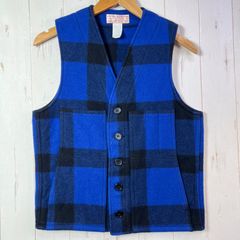 【Men's 36 ブルー系】 Filson ( フィルソン ) マッキノー ウール ベスト MACKINAW WOOL VEST ブルー / ブラック 希少カラー 入手困難 ウール ウェア トップス ベスト フリース z00054323 ブ