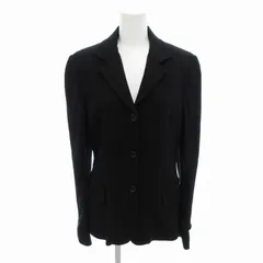 エルマノシェルビーノ ERMANNO SCERVINO テーラードジャケット 総裏 3B ストレッチ 42 黒 ブラック /HOのサムネイル