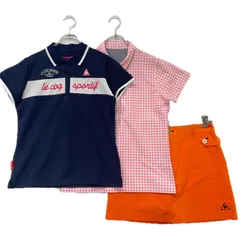 中古 レディース ルコックスポルティフ le coq sportif コーディネートセット LL 初ラウンド コースデビュー