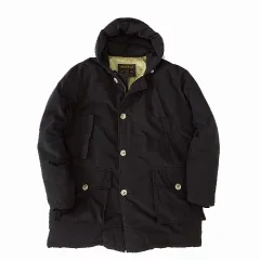 ウールリッチ WOOLRICH USA製 90’S ヴィンテージ アークティックパーカー ARCTIC PARKA  ダウンコート ダウンジャケット L 黒 ブラック レア 希少 アメリカ製