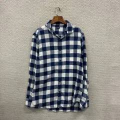 ユニクロ カジュアル フランネル 長袖 シャツ L A01396